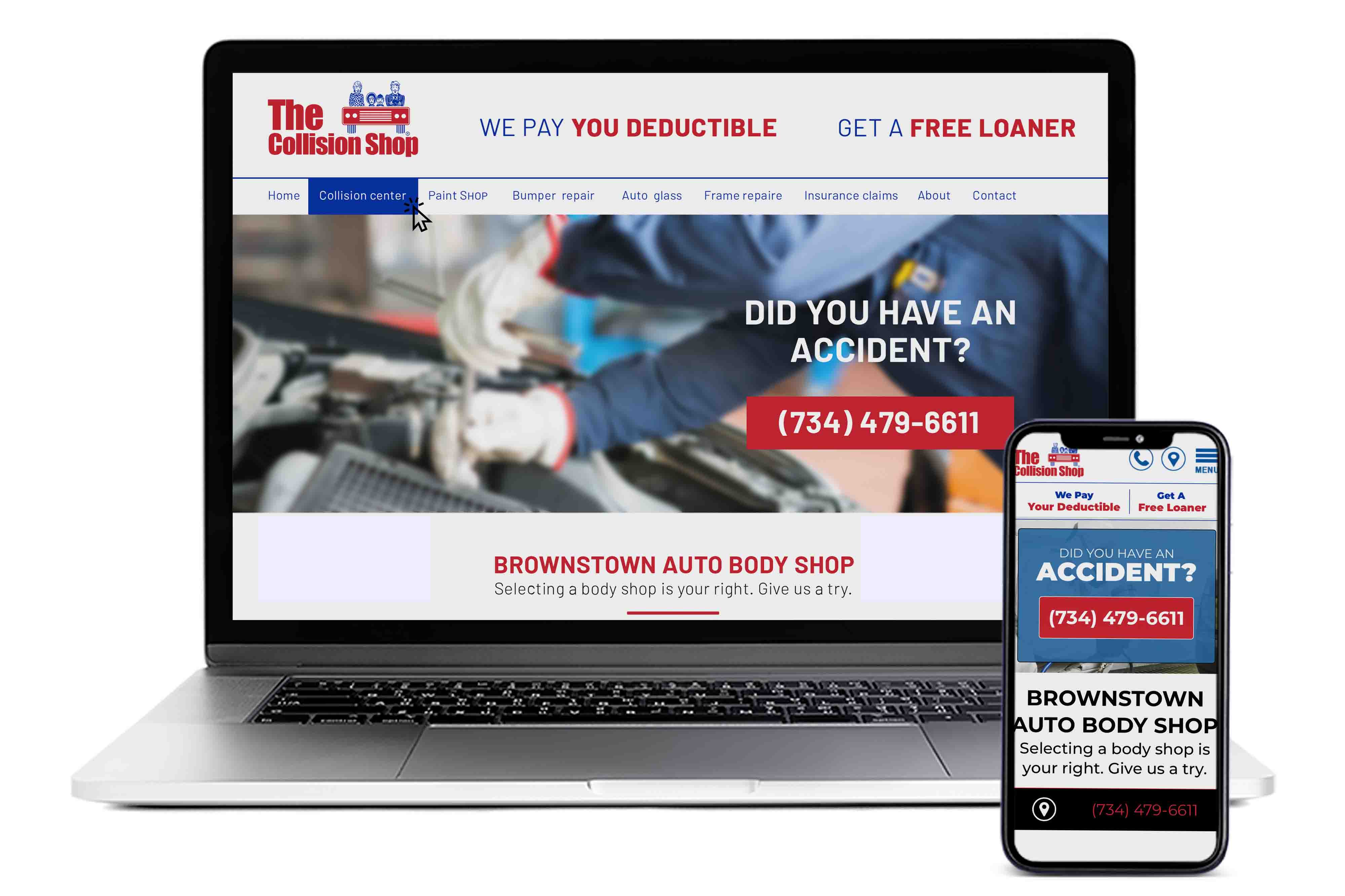 The Collision Shop Website