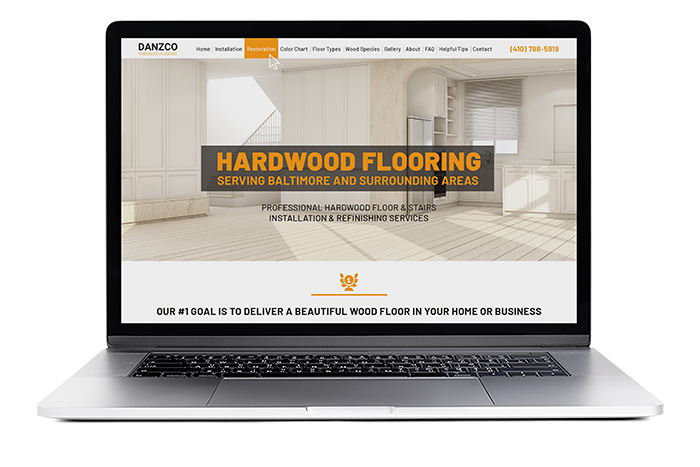 Danzco Hardwood Flooring Website