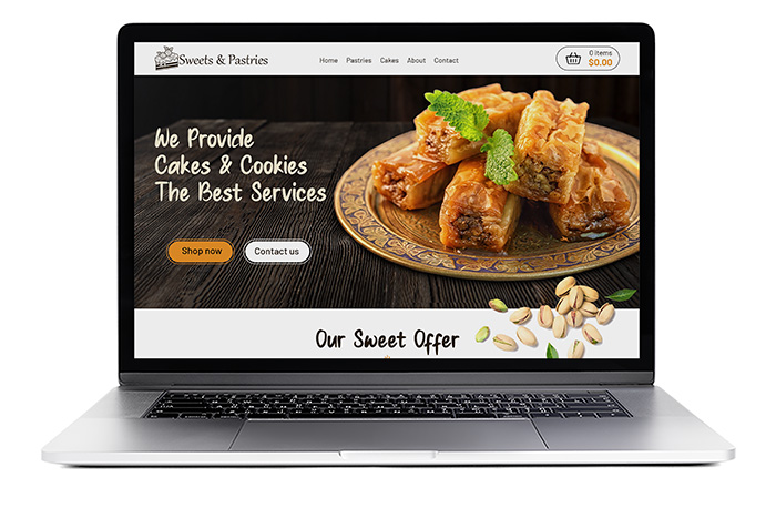 Sweets & Pastries Website