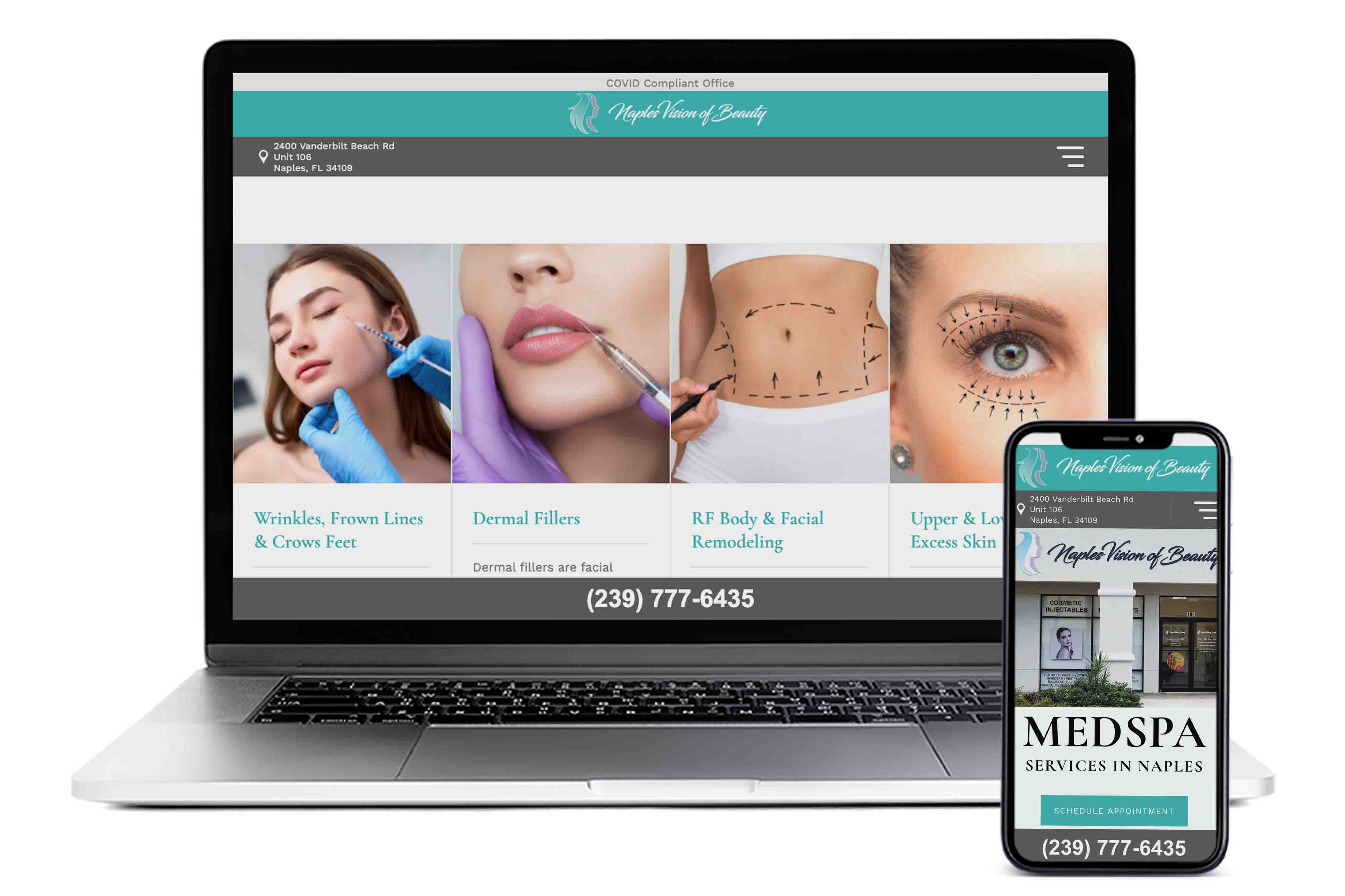 Naples Vision of Beauty Website